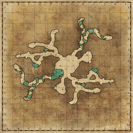 Bahamar, Hidden Ancient Cave 1F map image
