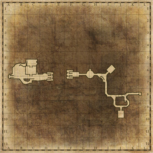 Tetra Ruins, Grand Corridor map image
