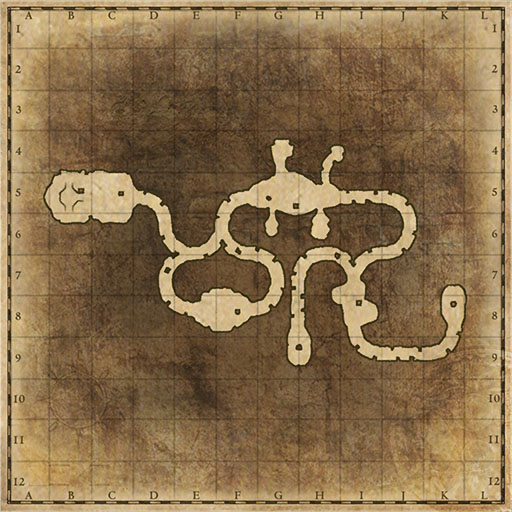 Ancient Skeleton Shelter 1F map image
